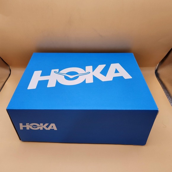 HOKA One One Cielo FlyX Shoes Size 7 W Yellow Orange‎ Track Spikes 1151990 - Picture 9 of 9